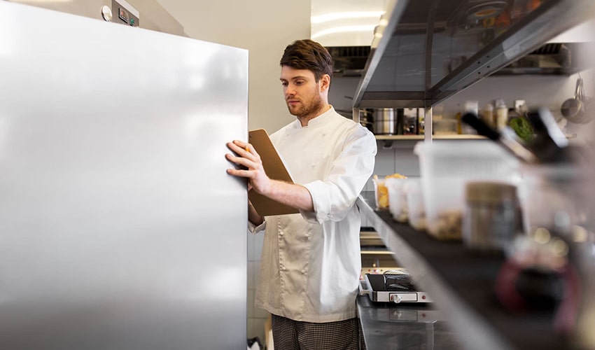 armazenagem de alimentos em restaurantes