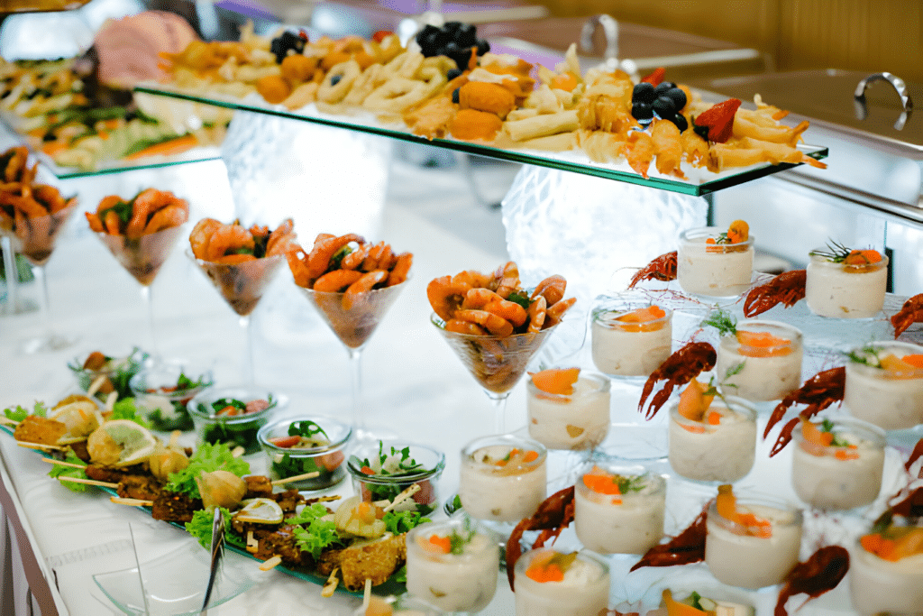 Embalagem em vácuo para eventos, empresas de catering, empresas de catering