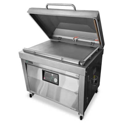 máquina de embalagem a vácuo industrial wp95 aberta