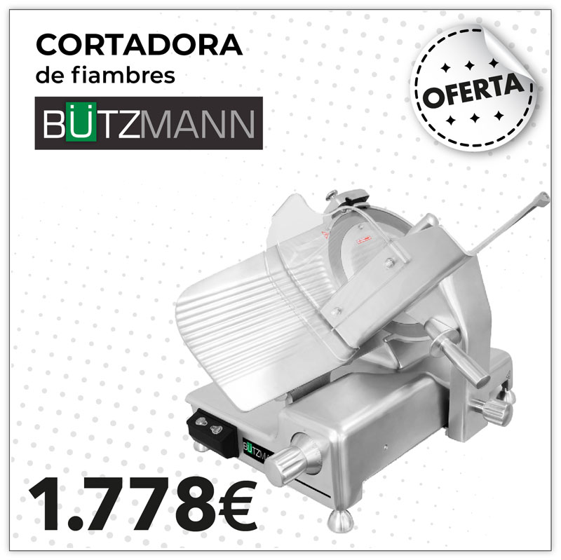 OFERTA: Cortadora de fiambres Bützmann 350