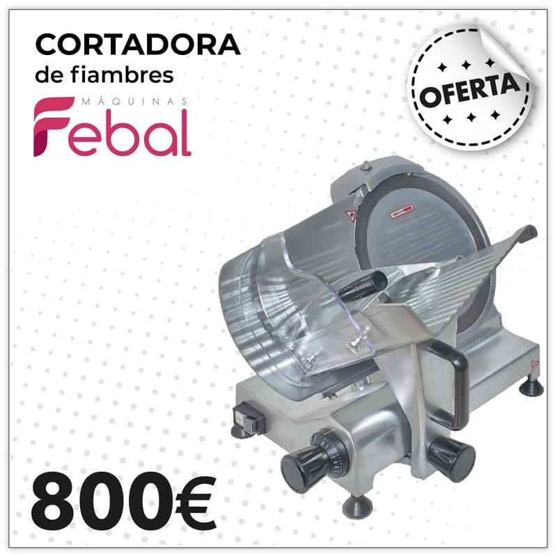 OFERTA: Cortadora de fiambres Febal 250