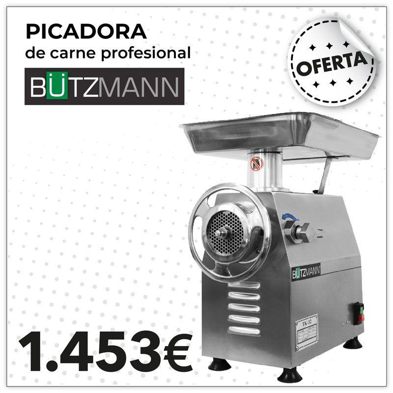 OFERTA: Picadora de carne profesional Bützmann BTK32