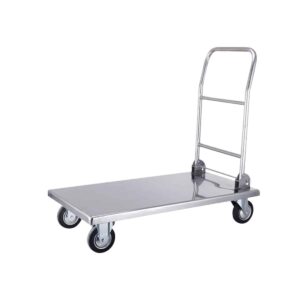 Carro de plataforma em aço inoxidável