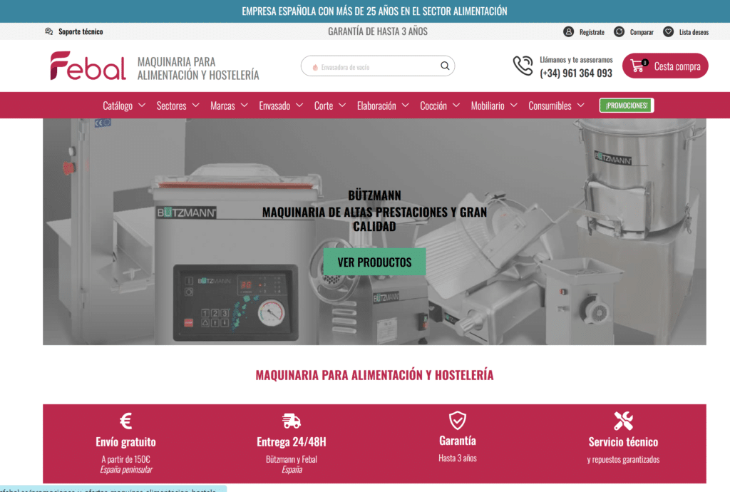 Novo site da Febal